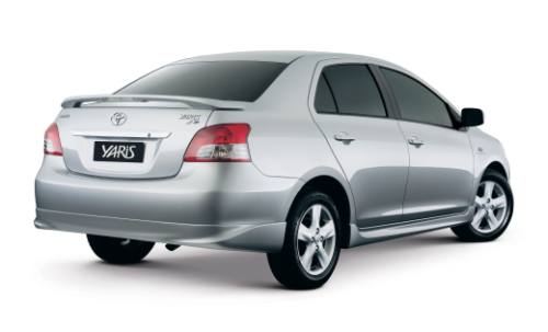 toyota yaris sedan delineation