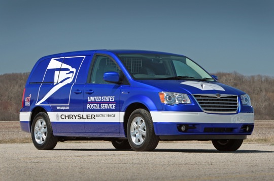 USPS Chrysler ENVI Electric Minivan