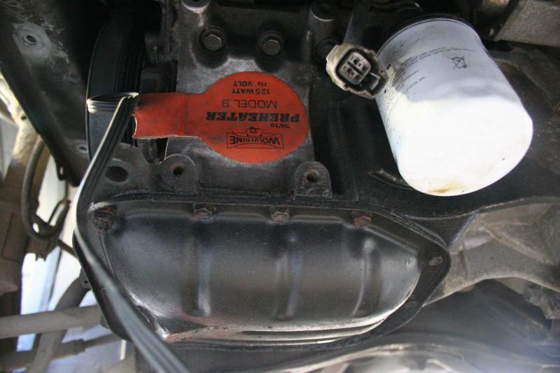 Toyota engine block heater wattage