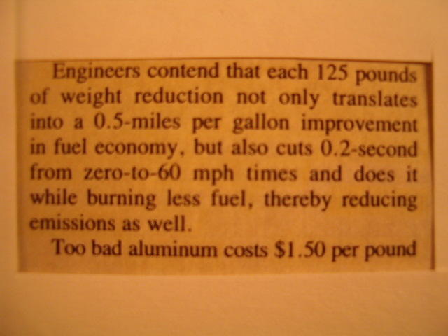 vehicle weight vs mpg 2