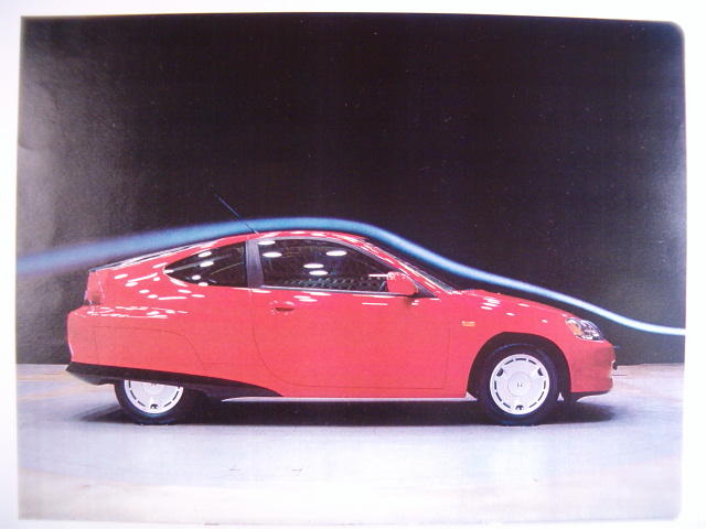 Windtunnel smoke trace : HONDA Insight hybrid