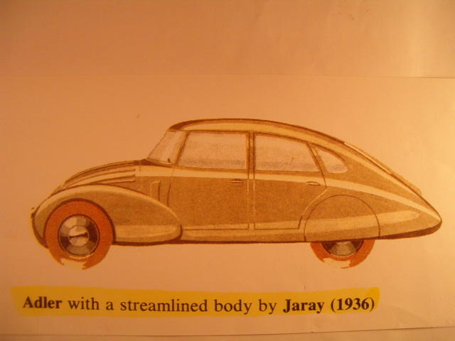 Mussolini and Hitler's Autostrada and autobahn allow for faster than ever highway speeds.Paul Jaray's forms are ready.