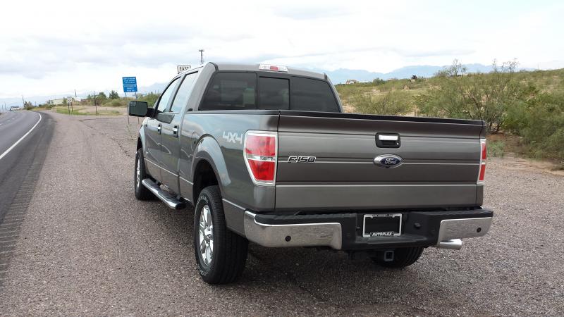 The truck naked on the day we bought it. Phil Knox and I was test driving it and I had not bought it yet at that juncture. This was on Wednesday September 17th, 2014