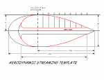 aerodynamic streamlining template