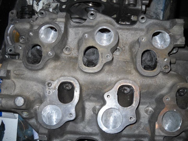 I only polished the Main Intake Ports. Making them bigger would have been best fit with I new, higher lift camshaft and a performance tune. Both are expensive and the goal wasn't horsepower, the goal was volumetric efficiency.