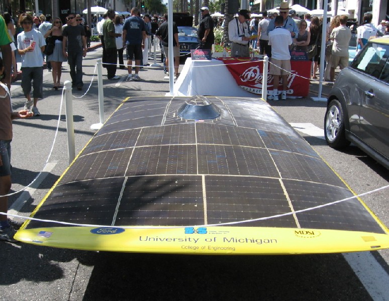 UofMichigan Solar Race Car 2001