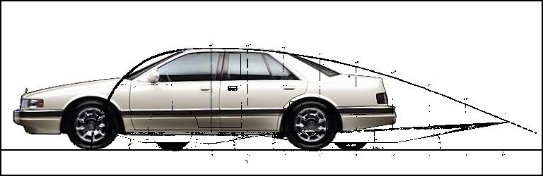 1993 cadillac seville overlay