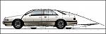 1993 cadillac seville overlay