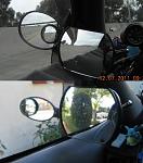 motorcycle mirror.04 
Upper = Suzuki GSXR 1100 1986-1988 mirror 
Lower = Bicycle mirror