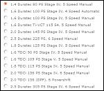 2009 Ford Focus European engine offerings