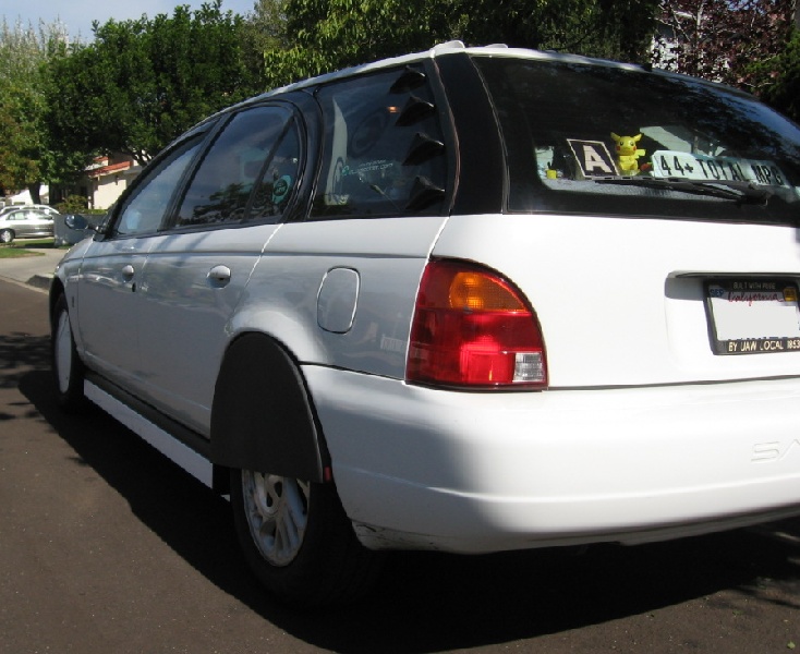 Saturn Plastic Rocker Panel rear view: Just another view.