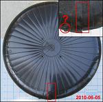 14 Cracked Disk on front passenger wheel