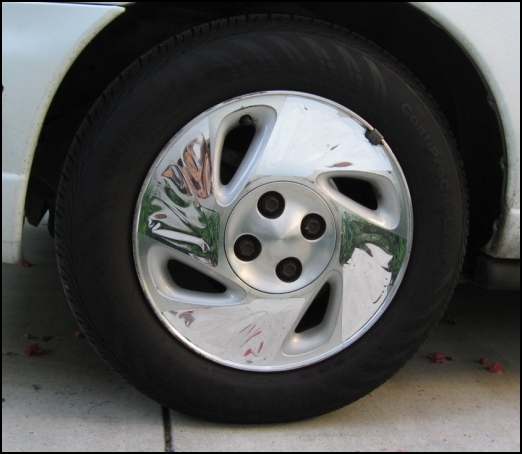 Wheel Cover Metallic Tape