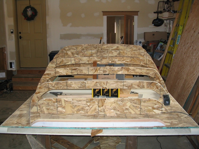 Aft view of dry fit for ribs