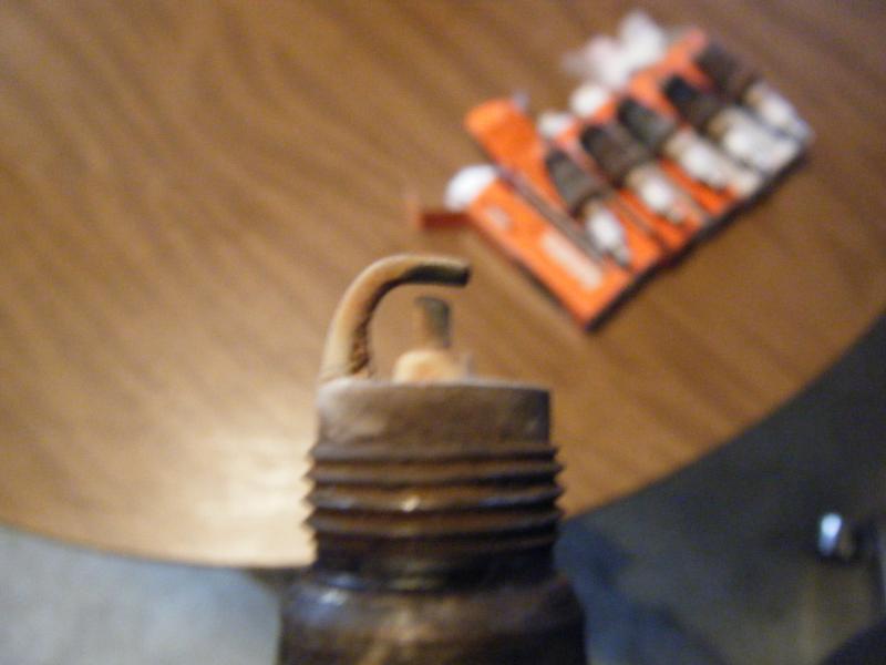 old #1 spark plug