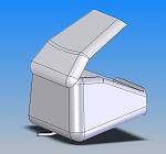 Aero Hitch Box Lid up CAD