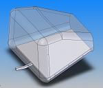 Aero Hitch Box Transparent CAD