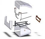 Assembly diagram for the aero hitch box.