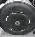 Snap on/off aero wheel covers. For semi trucks. By a company called "Flow Below".