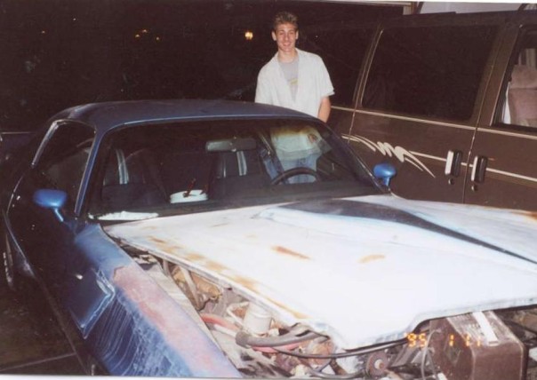 april 2001 when i first got the car.  sophomore in high school.  wow.