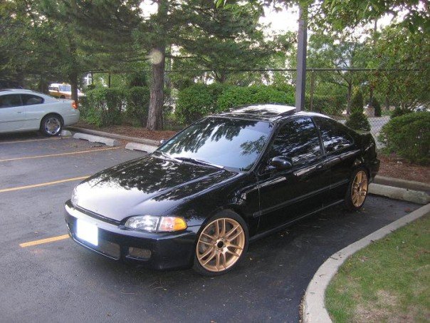 when i first got the car in 2005 for free.  rode like **** with those 17" rims and lowered front suspension.  damn ricers.