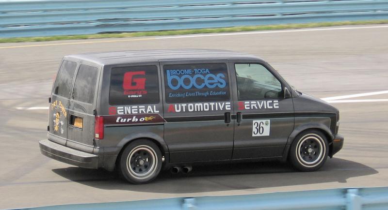 Chevy Astro with a Cummins diesel