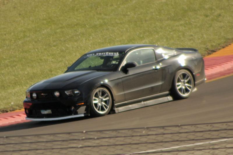 UltArc's 2012 Mustang with sheepdog 44 as co-driver.