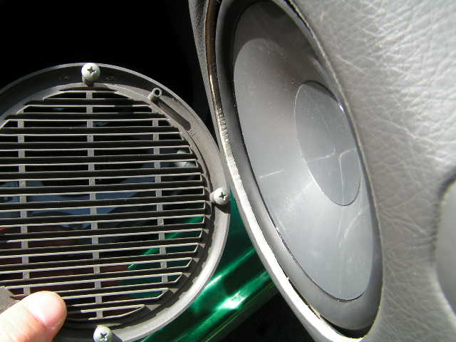 The Surround of the Infinity Speaker Would Have Touched Stock Grill