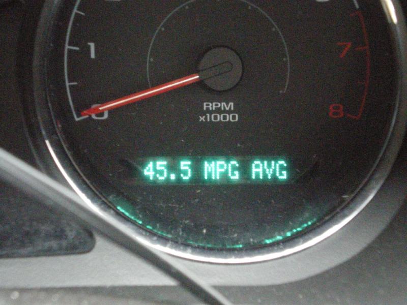 Gosh I clean my car like everyday but this picture sure does not reflect it. However it is 1/10 of an increase over my previous record for AVG MPG, so for now this is how many AVG MPG I have got in this car from Day #1 when I first bough it. I admit I am doing everything I can to raise the MPG, and so far it's paying off great. My goal is to get over 50MPG for over-all driving average.