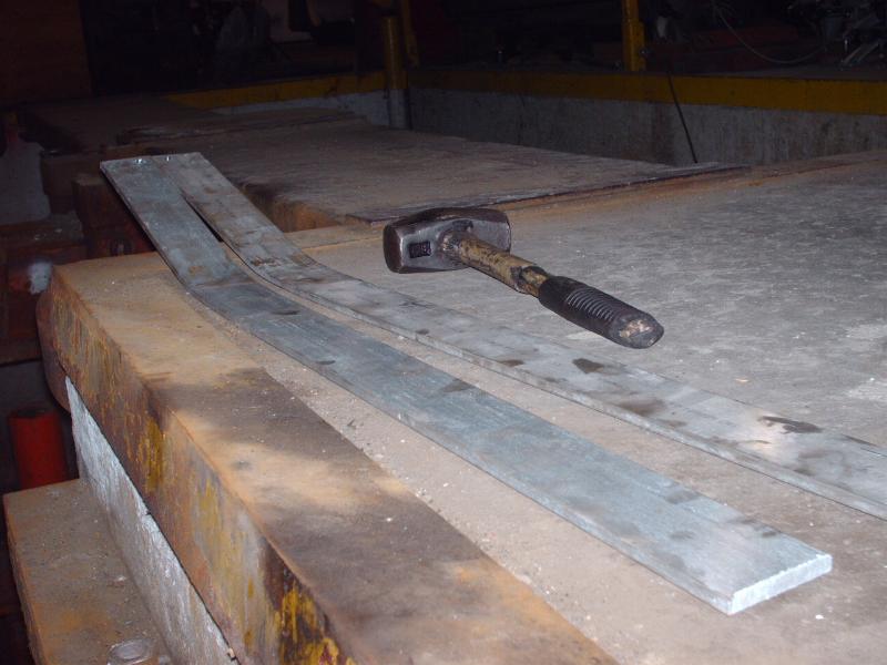 pic 7
1/4"x2" AL flatbar for supports under the engine.