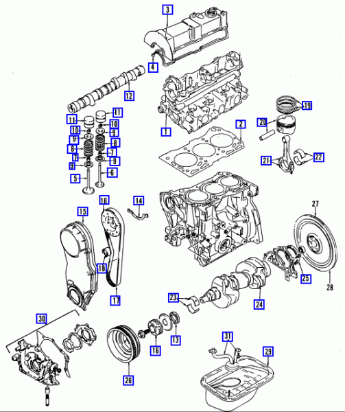 Engine Explodedview