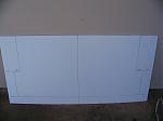 4' X 8' corrugated plastic board (Coroplast), used for the front and rear aero mod.