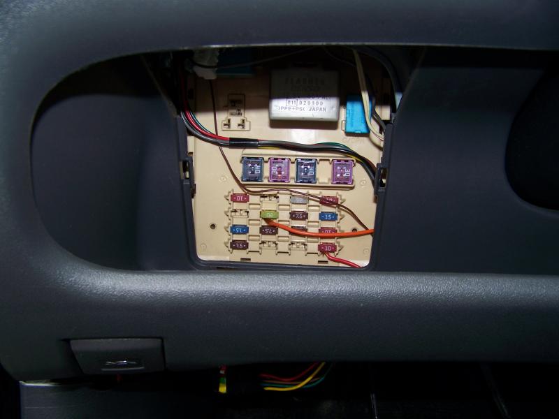 Fuse distribution block to take power for the cruise control.