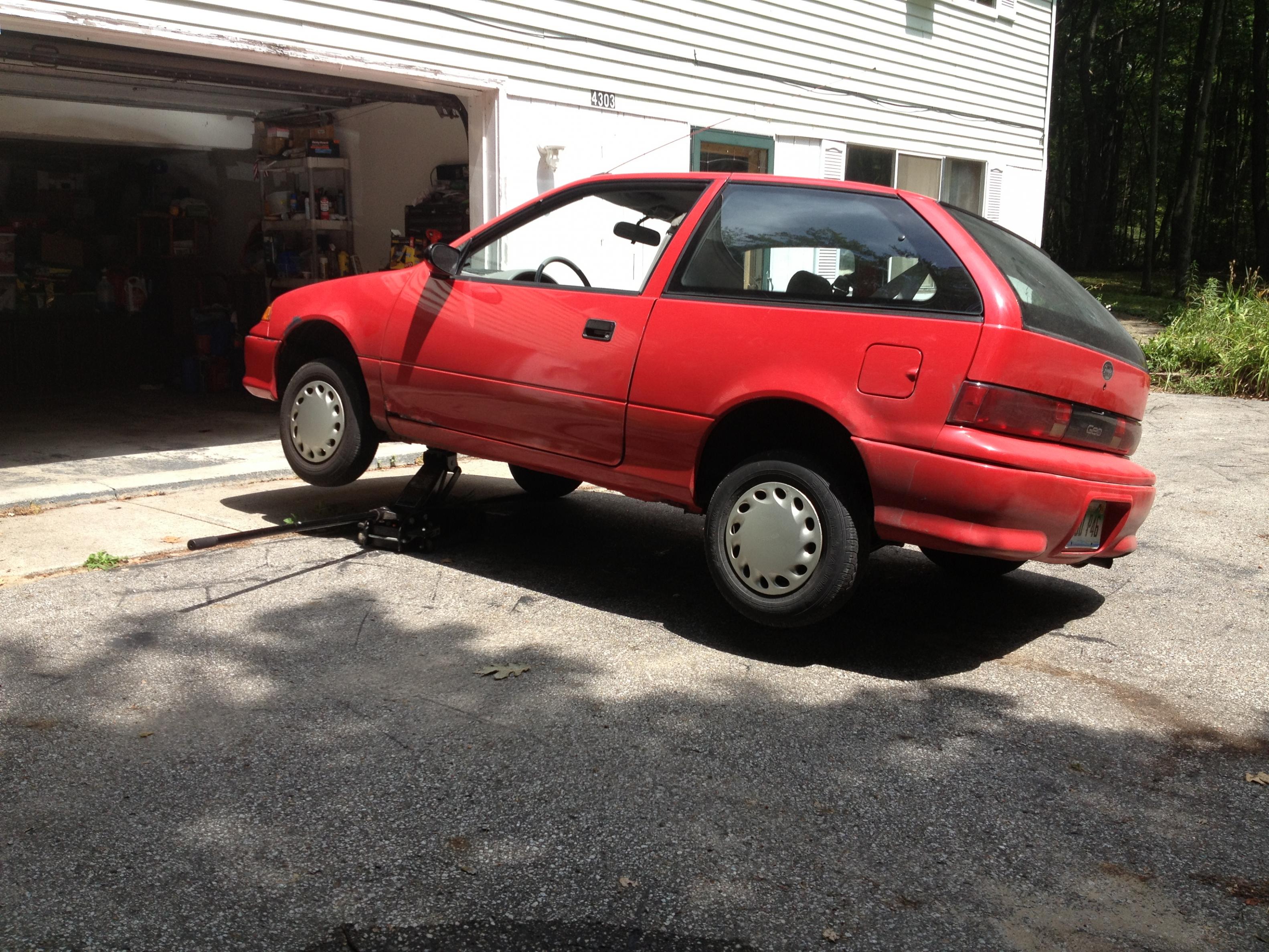 Rebuilding the Exhaust system in my driveway.