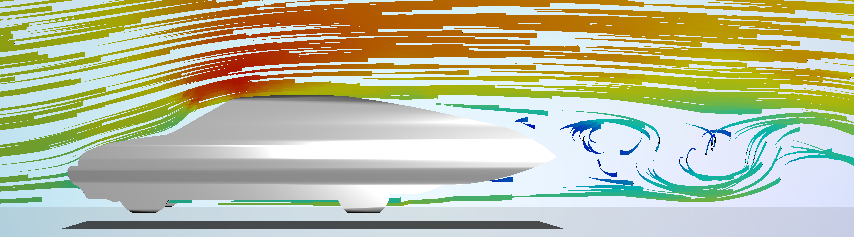 velocity flow lines tracer