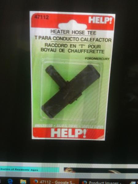 heater hose tee