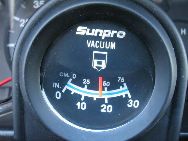 Vacuum Gauge at Idle with AC On