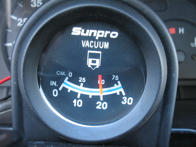 Vacuum Gauge at Idle with AC off