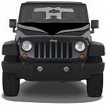 jeep hood idea 
 
Would want to remove mirrors, of course.  I'm just wondering if air could be deflected around a jeep, since the windshield angle...