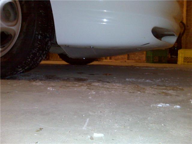 Here is the front bumper and "smoothing"  I have done under it.