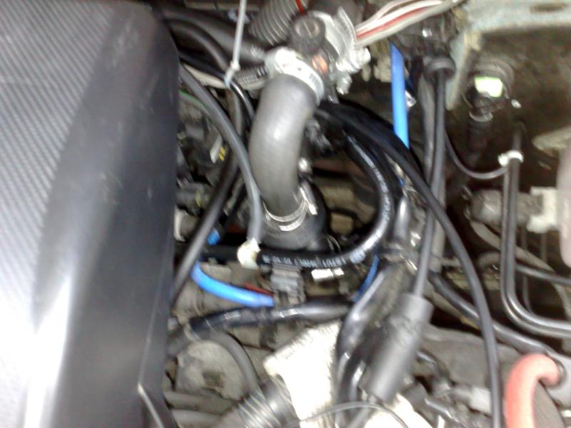 Oops a bit blurry, my 1140 W block heater. It pumps heated liquid through the engine/