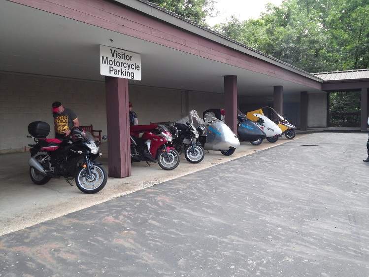 stable of streamliners at the AMA