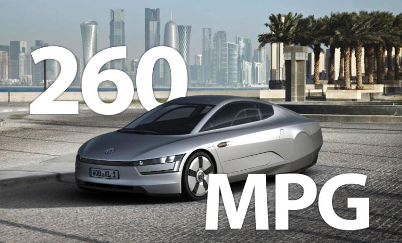 vw xl 1 260 mpg 2