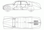 Tatra 77 blueprint