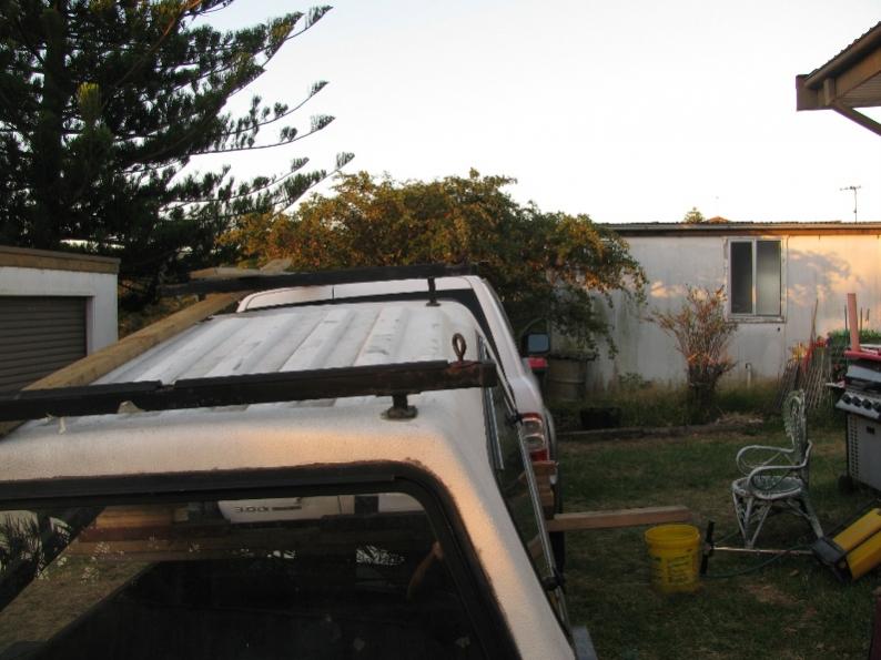 Trailer Canopy Rear view