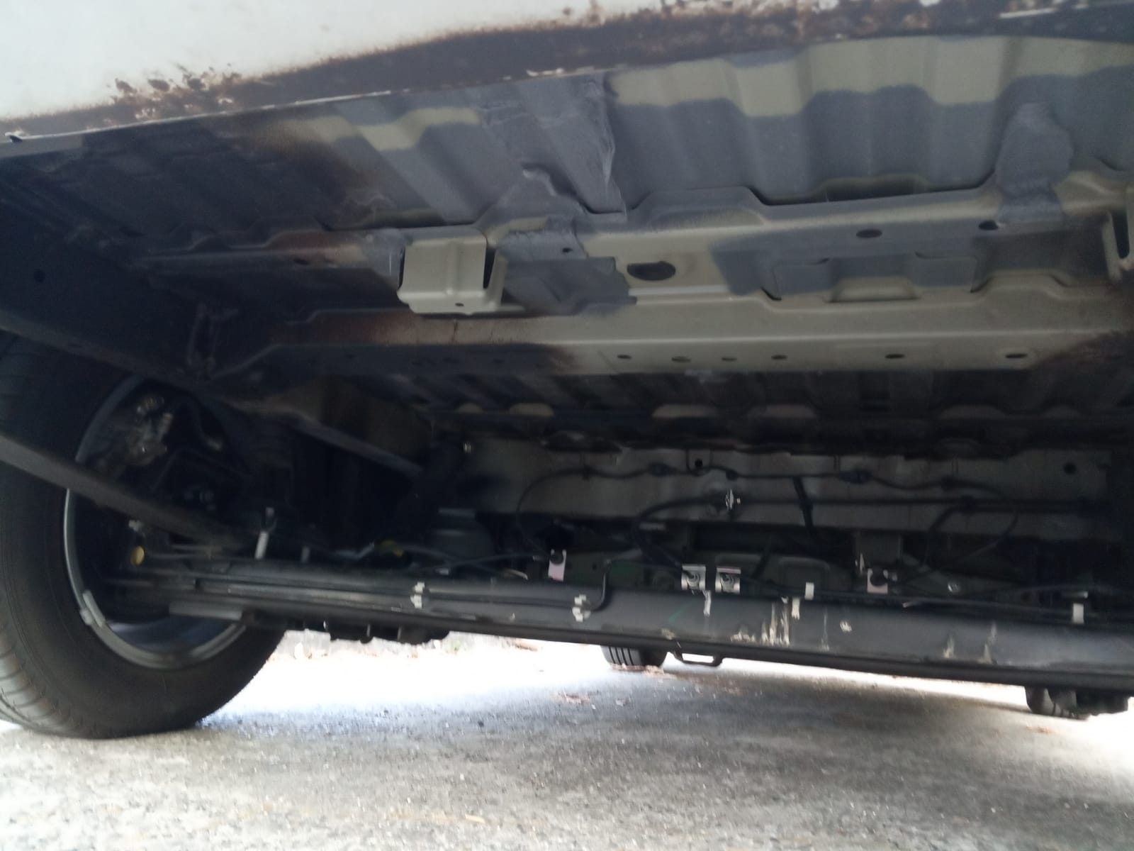 the underside of the car - the rear is quite awful.