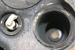 valve seat and sparkplug