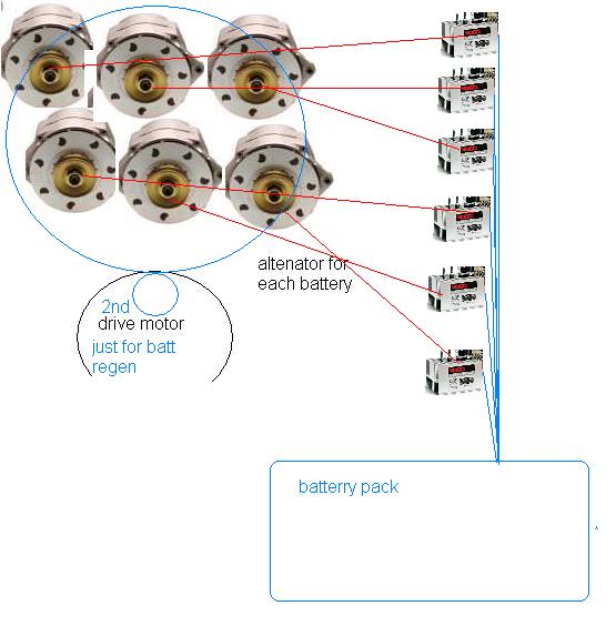 multiple alternator example2 (with battery isolator)
